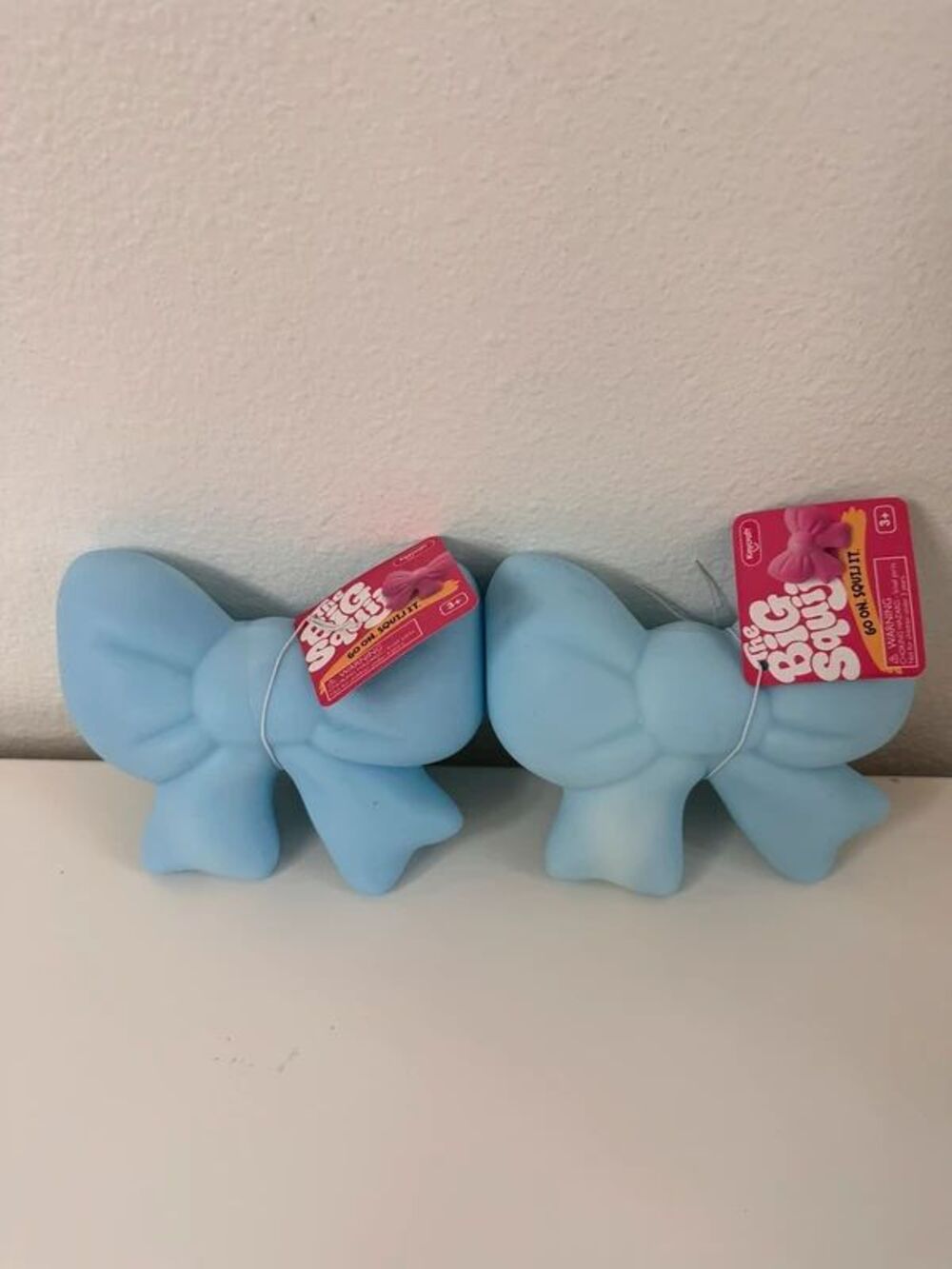 The Big Squij - Blue Bow Squishy Sensory Toy - Twins Two